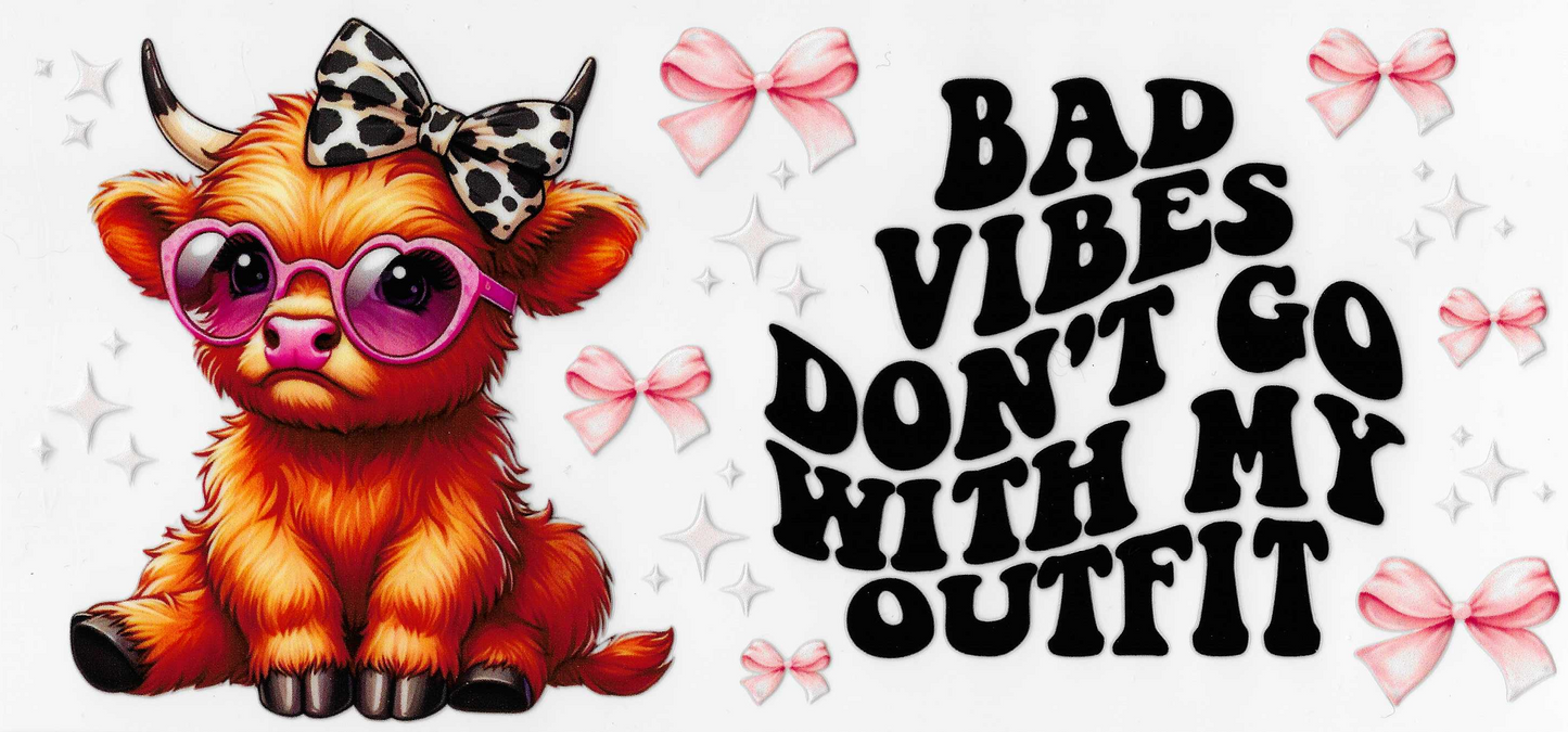 Bad Vibes Highland Cow