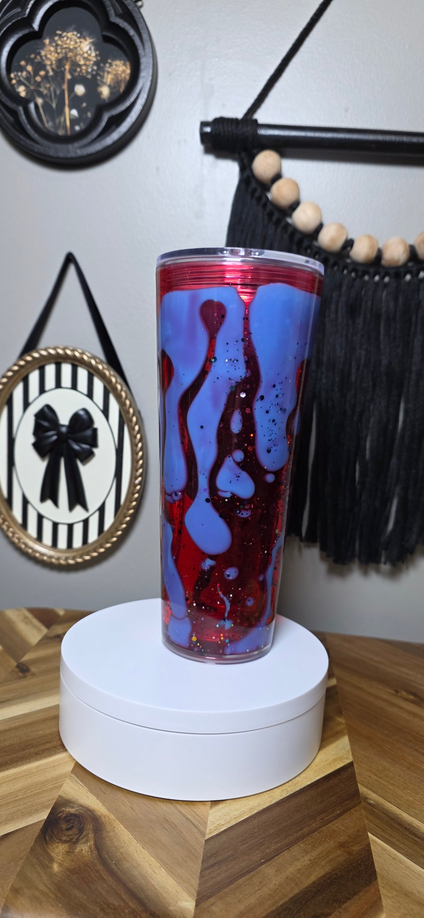 24 oz Dual Red/Blue Slow Lava