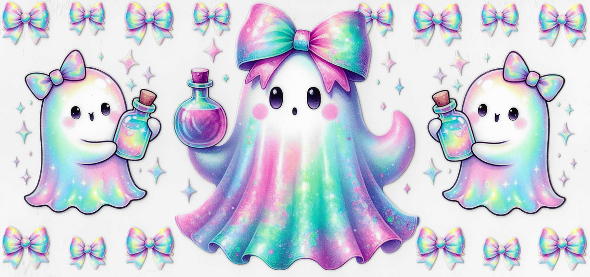 Cute Ghosts with Potions
