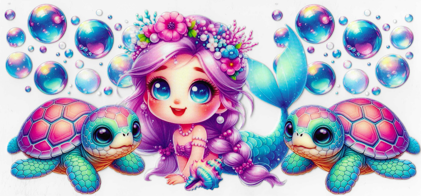 Mermaid with Sea Turtles
