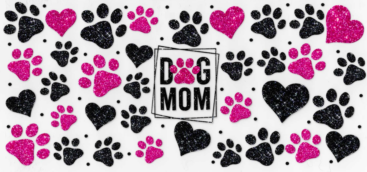Pink & Black Dog Mom