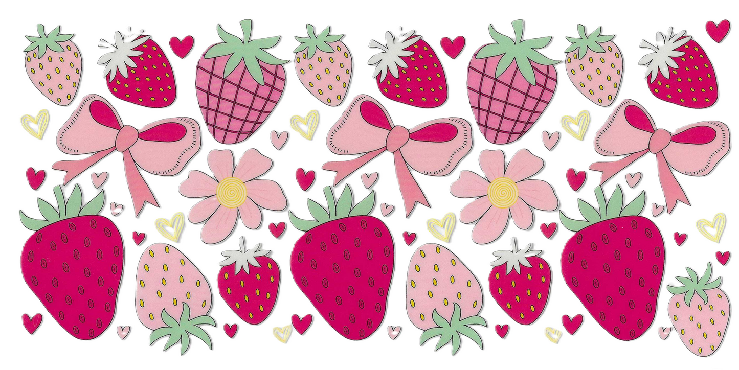 Hot Pink Strawberries