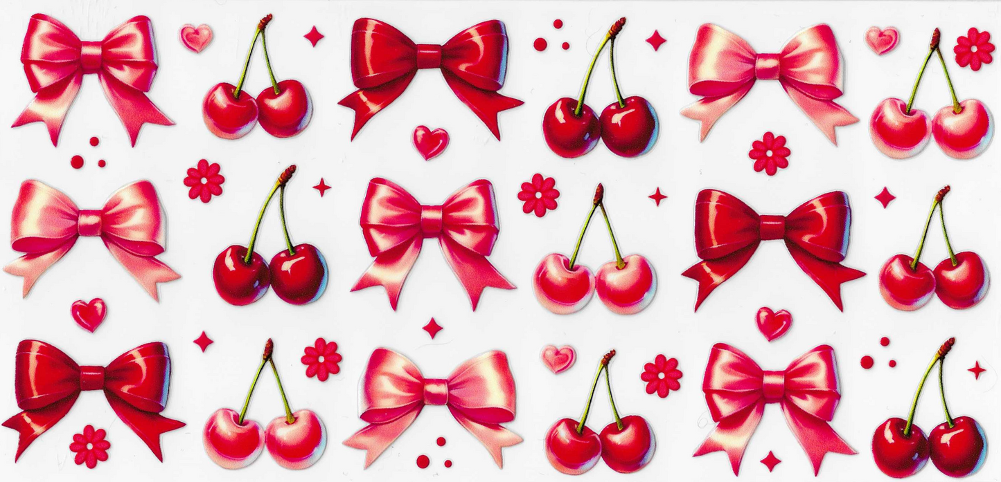 Red Cherries & Bows