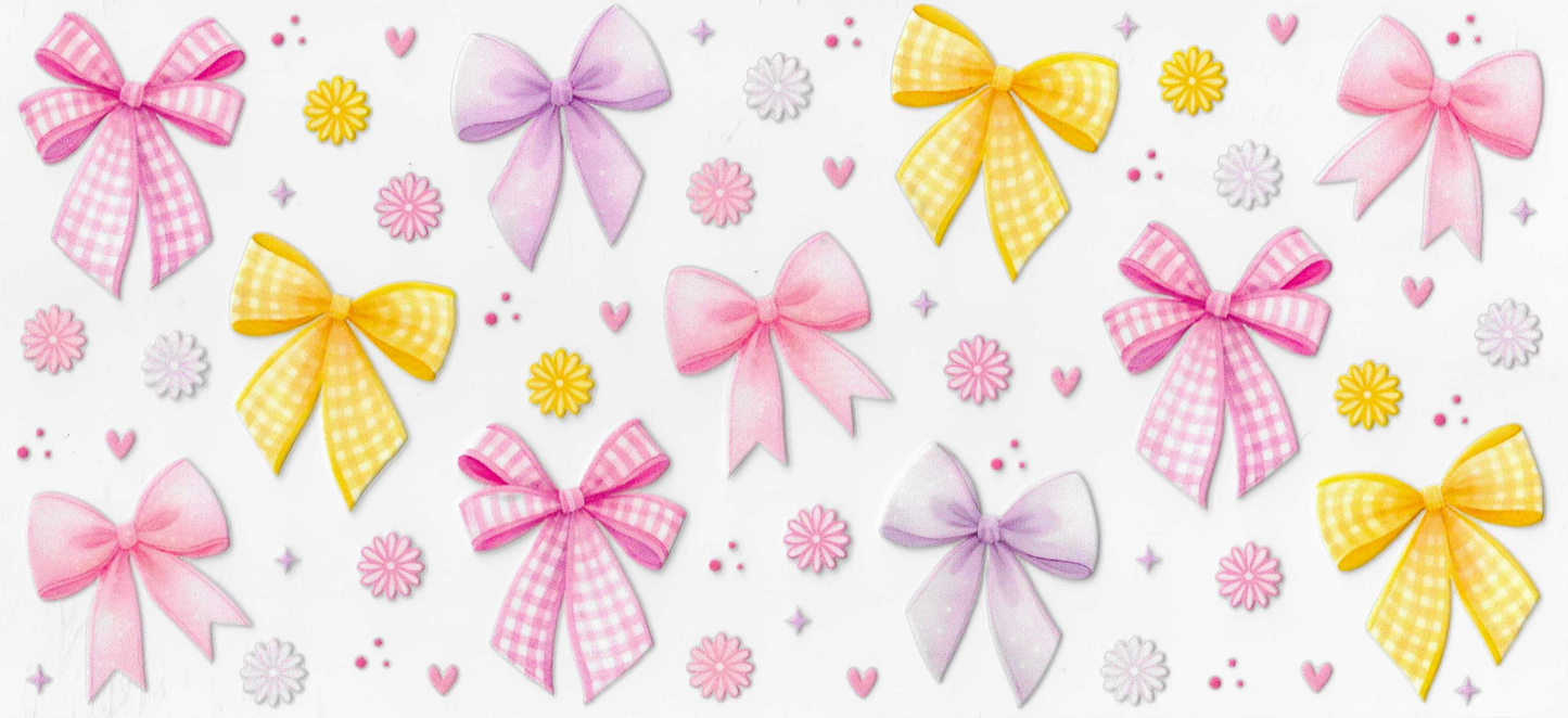 Pink, Yellow, & Purple Bows