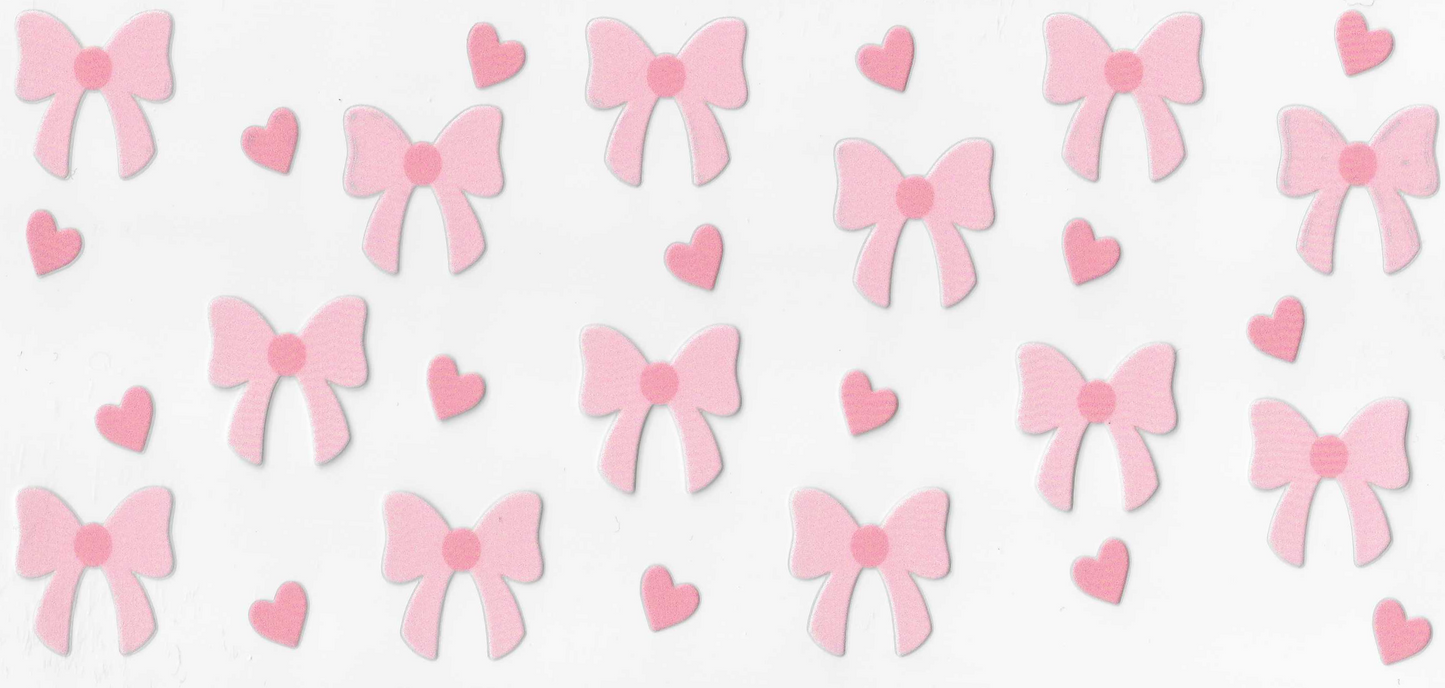Pink Hearts & Bows