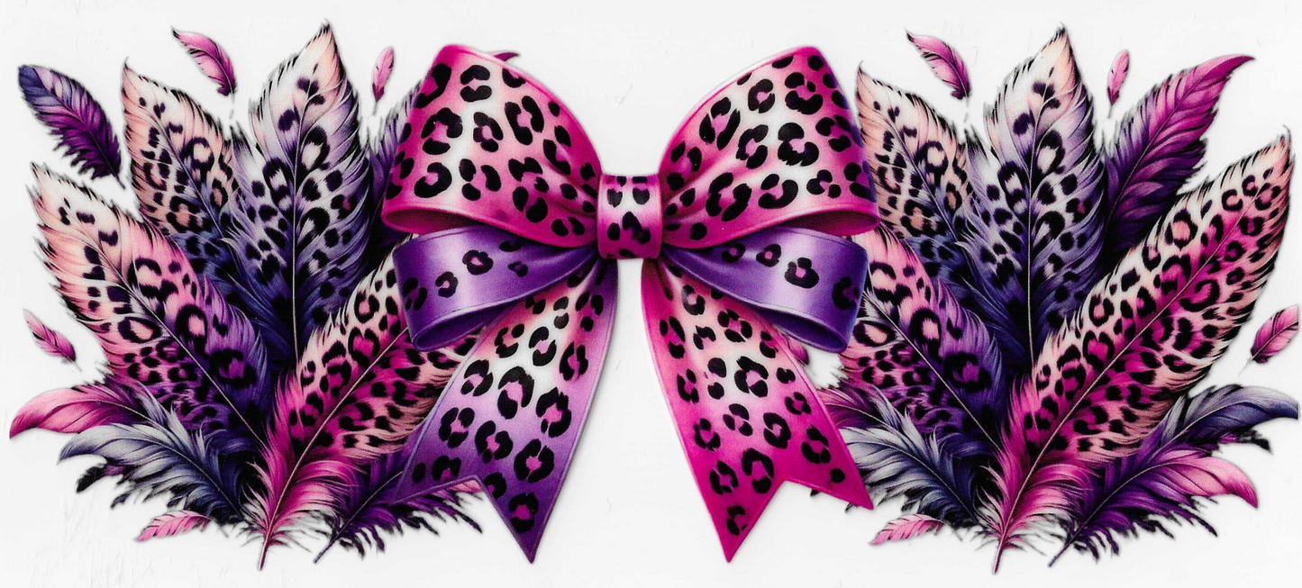 Cheetah Bow & Feathers 2.0