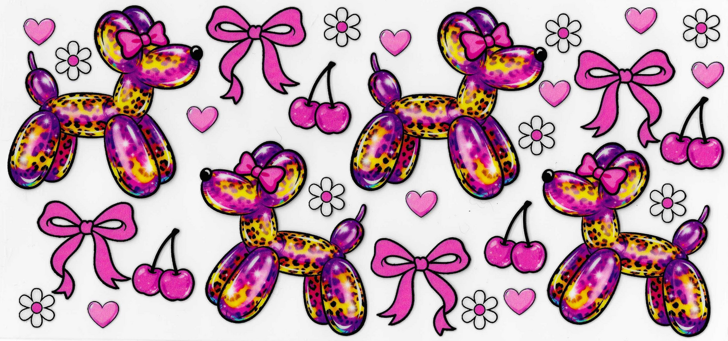 Leopard Balloon Dogs