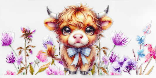 Bowtie Highland Cow