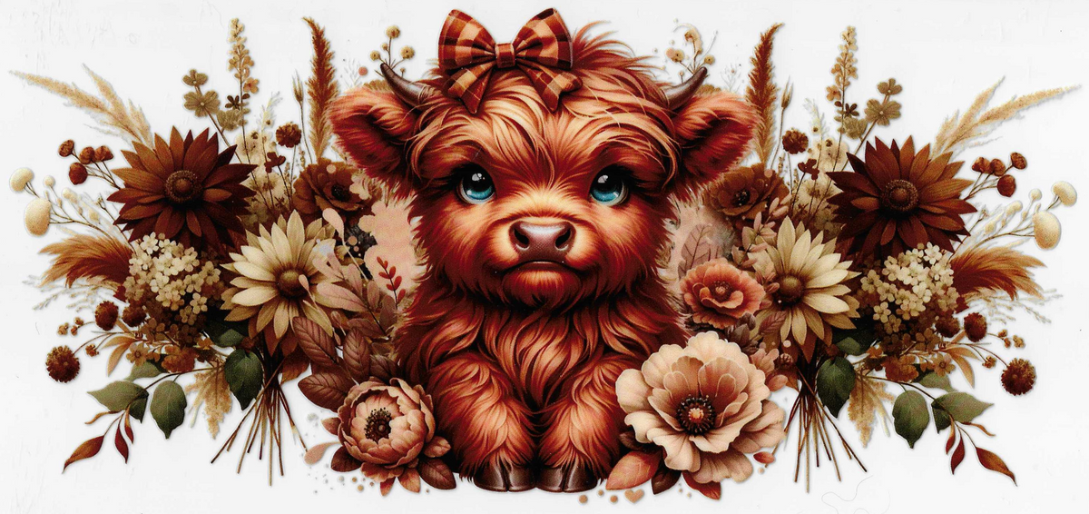 Vintage Highland Cow