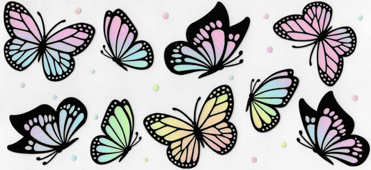 Ombre Butterflies