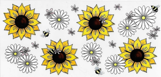Sunflowers and Bees