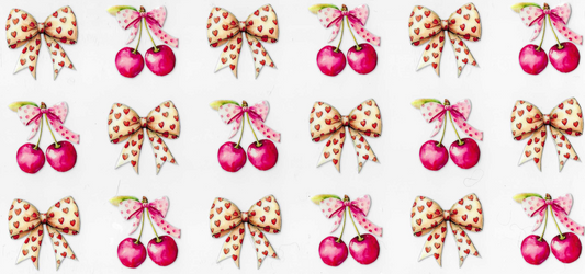 Cherries & Heart Bows