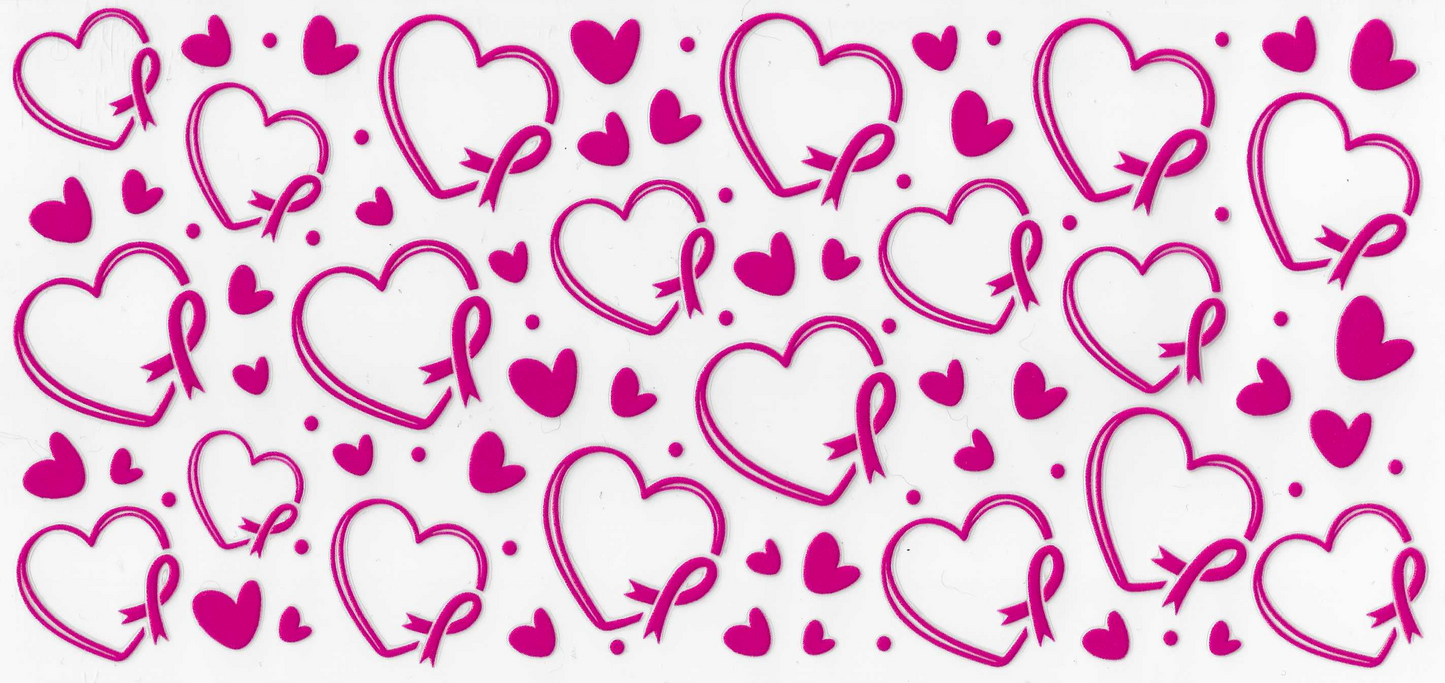 Pink Ribbon and Hearts