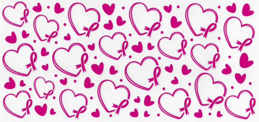 Pink Ribbon and Hearts
