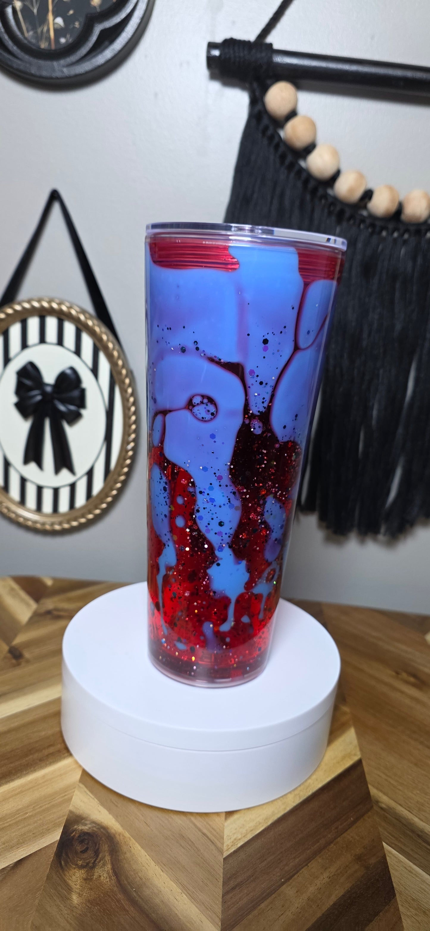 24 oz Dual Red/Blue Slow Lava