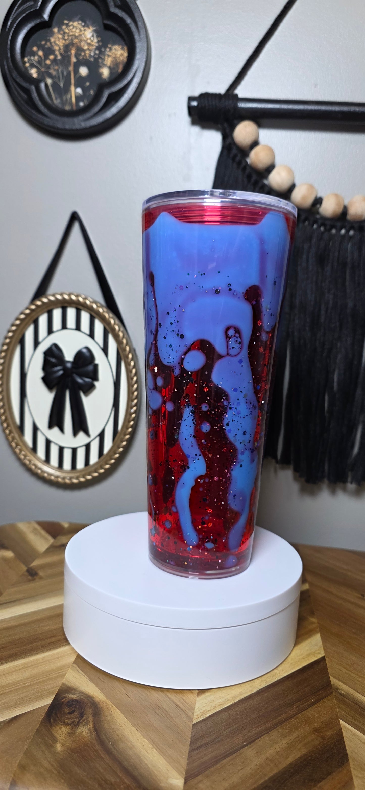 24 oz Dual Red/Blue Slow Lava