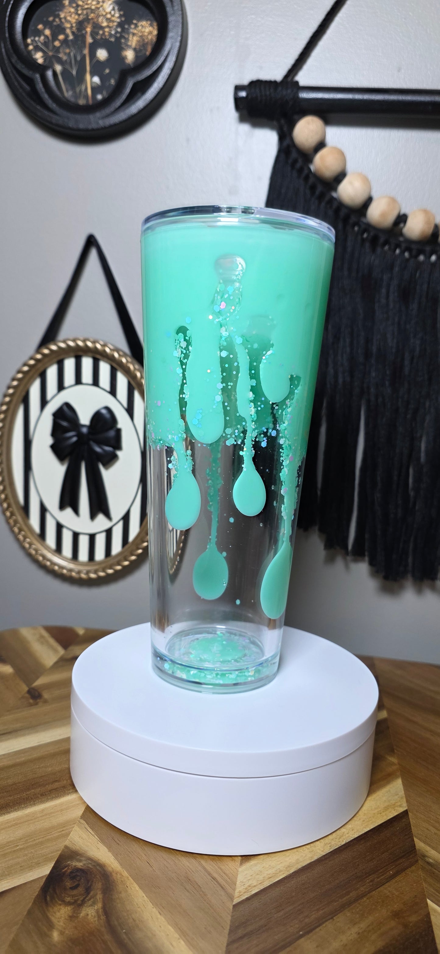 24 oz Teal Slow Lava