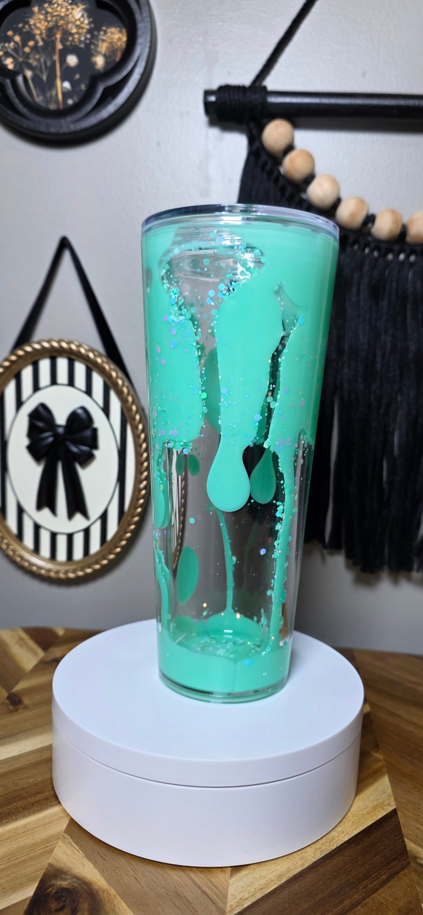 24 oz Teal Slow Lava