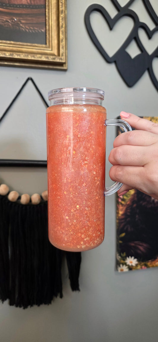 20 oz with Handle Light Orange Dreamscape