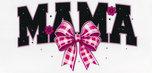 Pink Plaid Mama Bow