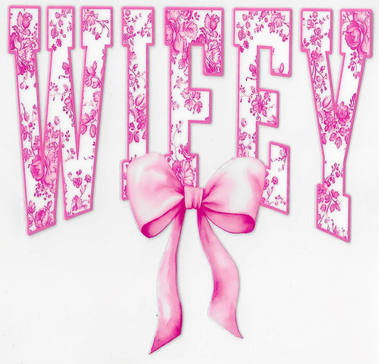 Pink Floral Wifey