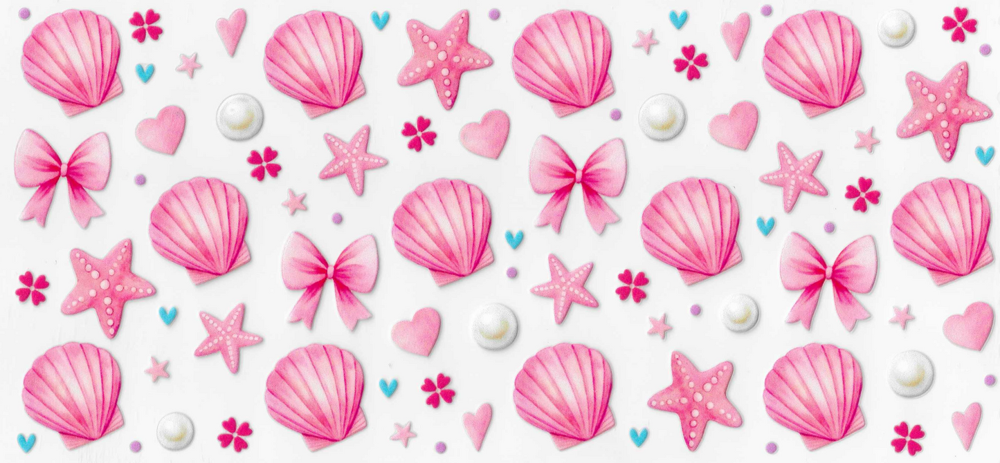 Pink Shells, Bows, & Pearls
