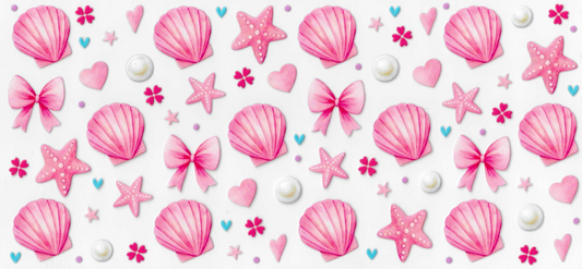 Pink Shells, Bows, & Pearls