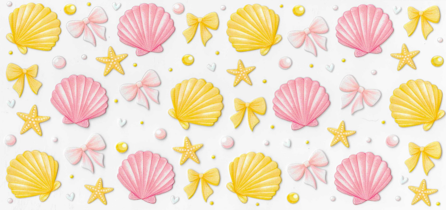Pink & Yellow Shells & Bows