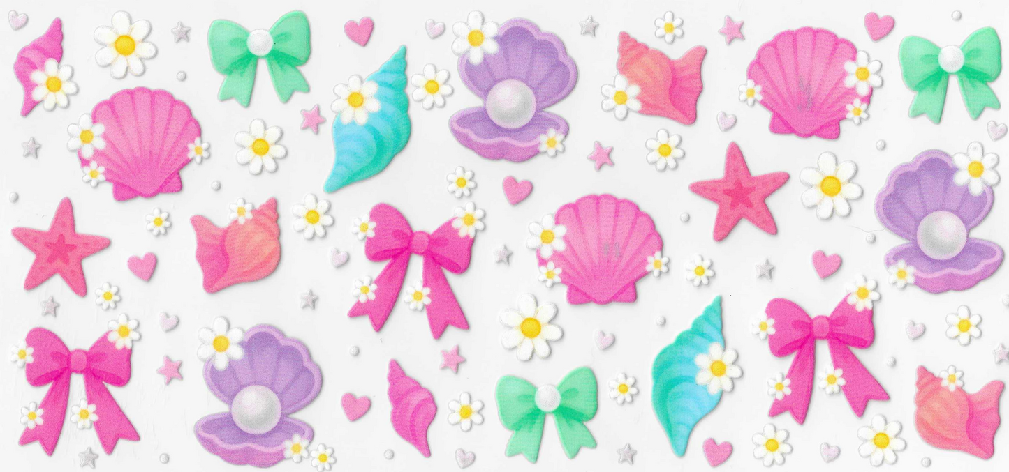 Colorful Bows & Shells