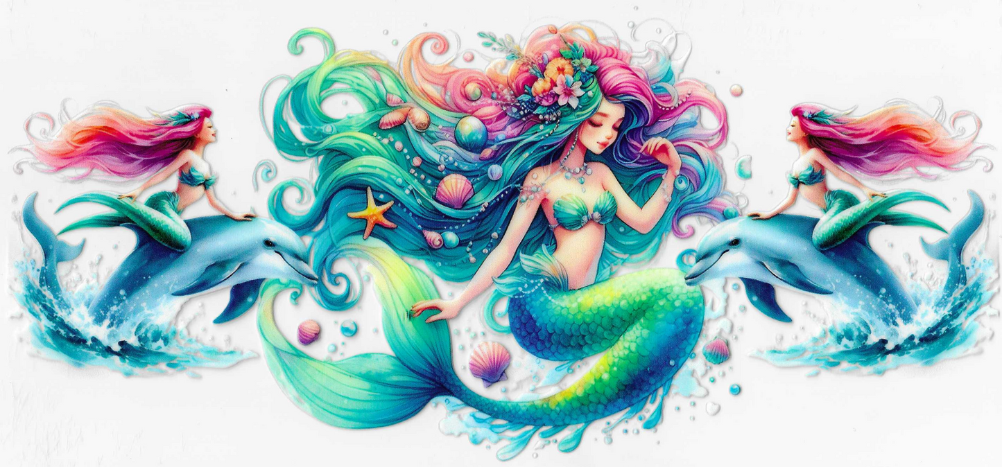 Mermaid & Dolphins