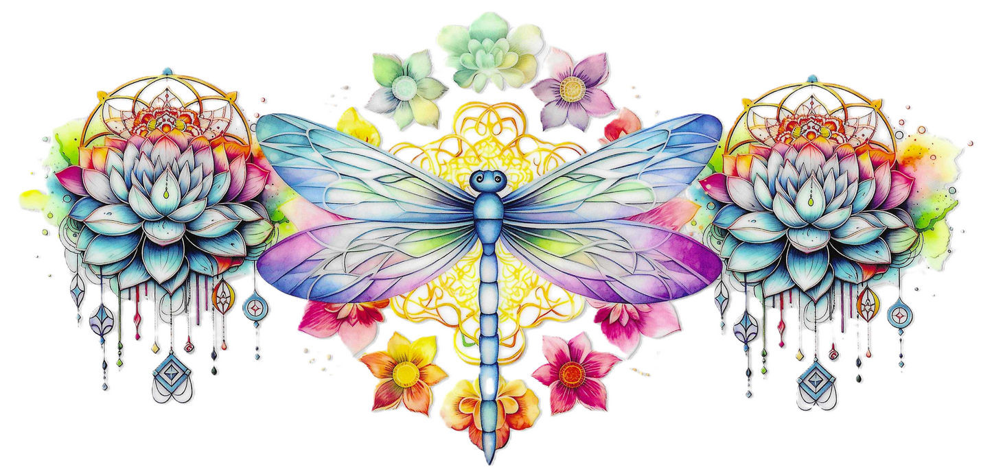 Lotus & Dragonfly