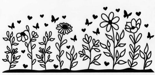 Silhouette Flowers
