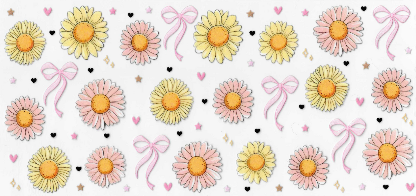Pink Bows and Flowers