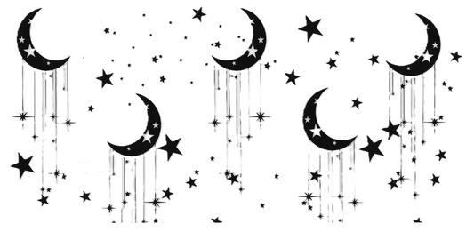 Crescent Moon & Stars