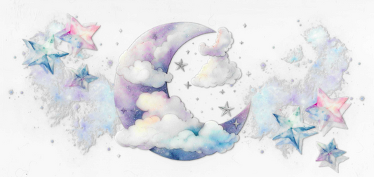 Pastel Moon & Stars