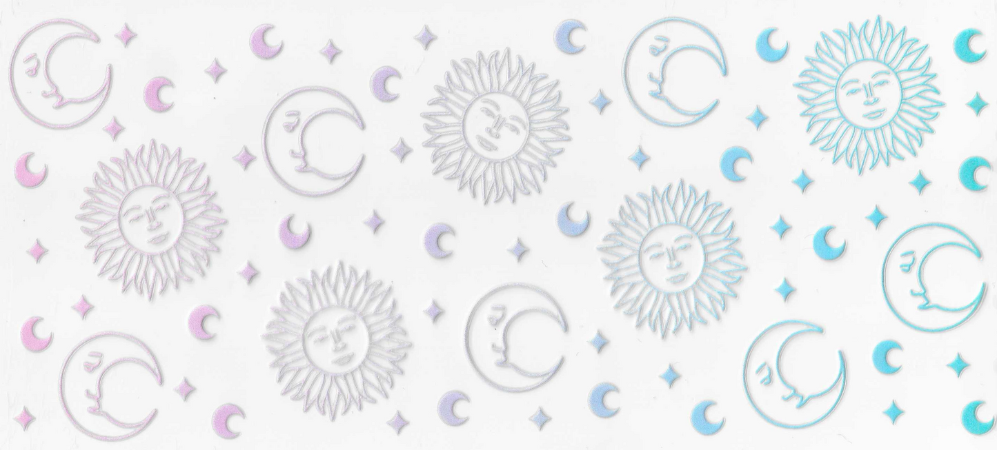 Ombre Moons and Stars