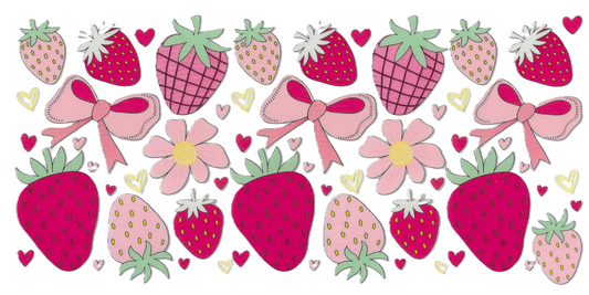 Hot Pink Strawberries