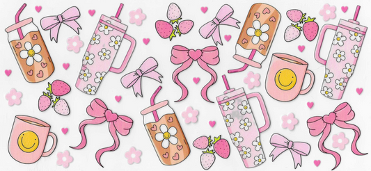 Iced Coffee & Pink Bows