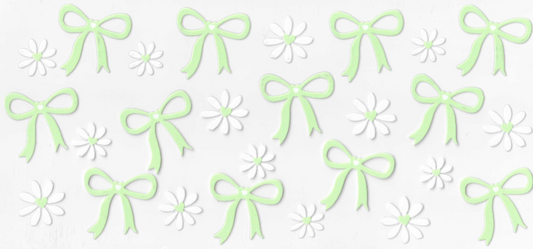 Green Bows & Flowers