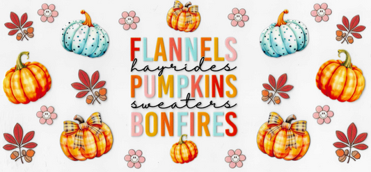 Flannels, Pumpkins, Bonfires