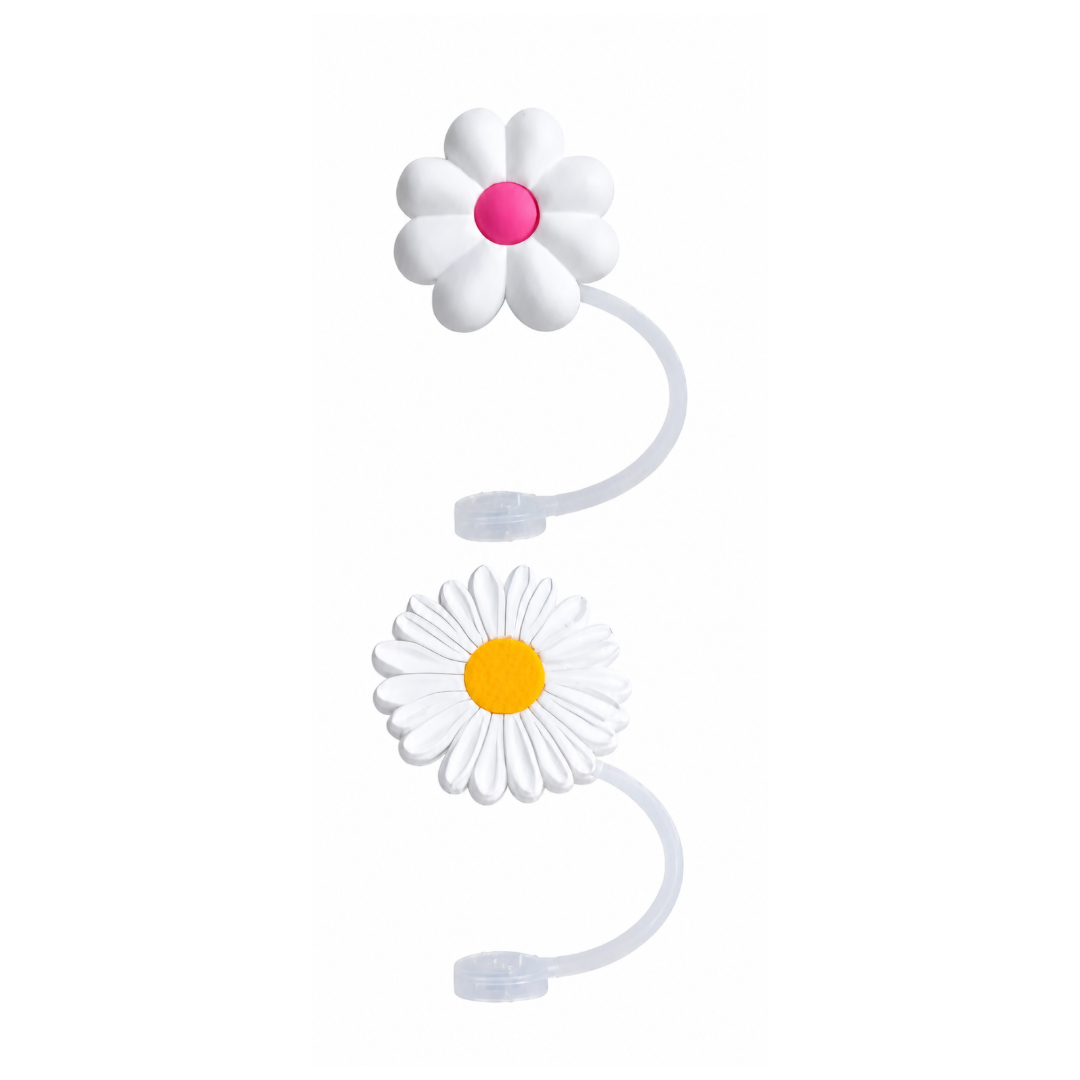 Daisy Straw Toppers