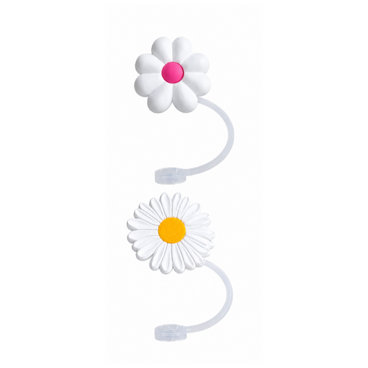 Daisy Straw Toppers