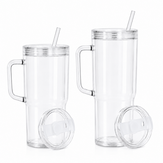 30 and 40 oz Snow Globe Tumblers